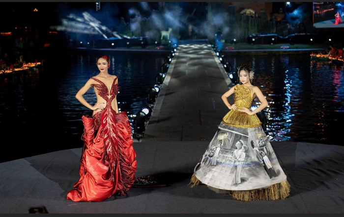 Trần Bảo Châu không hề lép vế khi đứng cạnh đàn chị H’Hen Niê