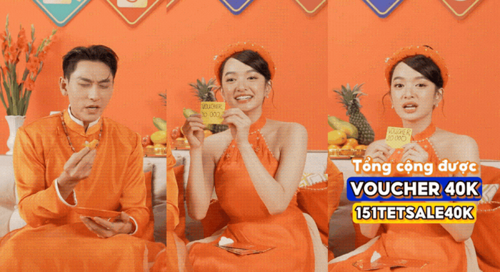 Isaac - Kaity Nguyễn lên đồ đón Tết rộn ràng, tung ngàn ưu đãi cho người dùng trước thềm sale 15.1 Ảnh 2