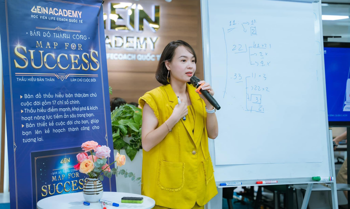 Chị Quyên chia sẻ về sản phẩm Map for Success - công cụ thấu hiểu bản thân, làm chủ cuộc đời