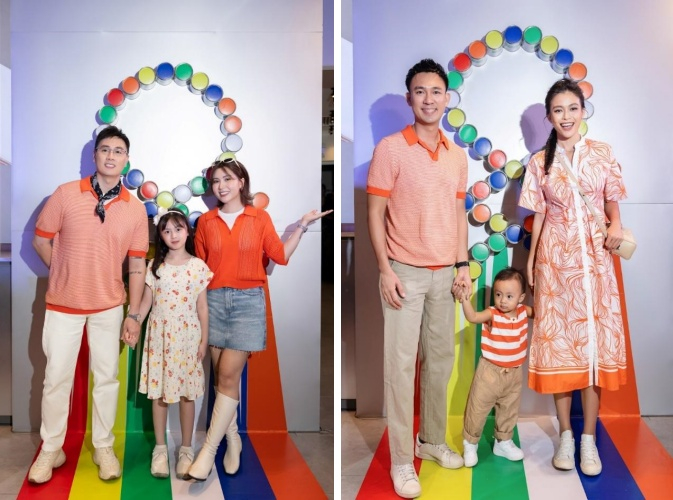 Gia Đình Cam Cam và Gia Đình Á Hậu Mâu Thủy 