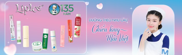 Có mặt tại Việt Nam từ 1996, đến nay LipIce đã trở thành người bạn quen thuộc của triệu đôi môi Việt