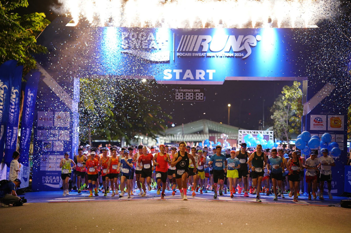Pocari Sweat Run Việt Nam 2024 thu hút hơn 8.000 vận động viên trên khắp cả nước và quốc tế tham gia