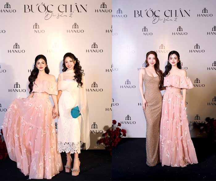 MC Thanh Vân Hugo - first face của BST Khúc Giao Mùa và diễn viên Quỳnh Nga.