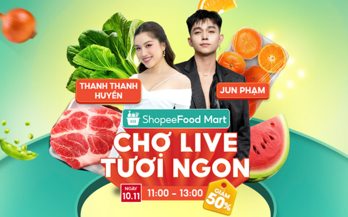 Hội yêu bếp ơi, chợ live ShopeeFood Mart giảm đậm ngày cuối tuần bạn đã biết chưa? Ảnh 2