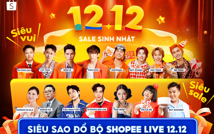 Shopee Live 12.12 kết năm với chuỗi chương trình livestream mừng sinh nhật hoành tráng Ảnh 2