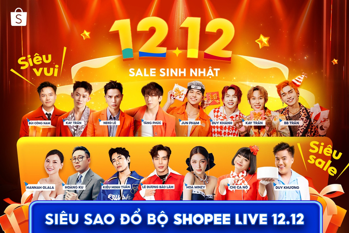 Dàn siêu sao đình đám chuẩn bị “hạ cánh” tại chuỗi sự kiện mừng sinh nhật của Shopee.