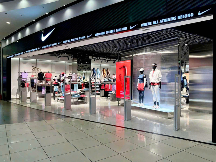 Hình ảnh cửa hàng Nike concept mới tại Nike Tân Phú, TP.HCM.
