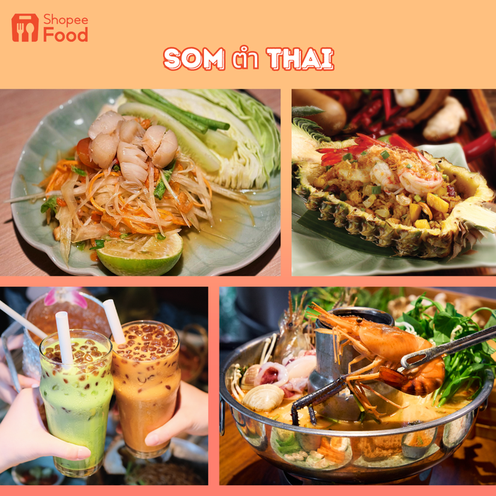 “Triển” ngay một chuyến food tour Thái Lan tại gia với những ưu đãi giảm 50% cho món gỏi đu đủ tôm khô và đừng quên nhập thêm mã SOMTHAI15K bạn nhé!