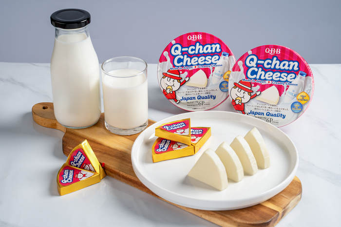 Bao bì mới của sản phẩm Phô mai Q-chan thuộc thương hiệu phô mai Q･B･B