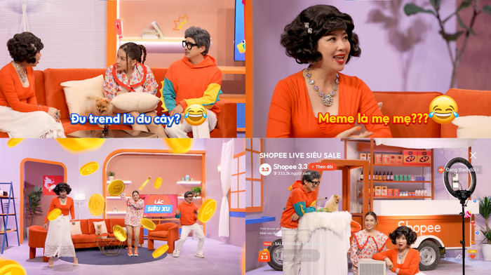 Hàng loạt trend “khuấy đảo” cõi mạng sẽ liên tục xuất hiện trong Chuyện Đại Gia Đình Sốp Pi. Đặc biệt là bí quyết livestream bán hàng “bằng cả tính mạng” từ cô Lai Lê Khánh khiến cha con Sốp Pi mắt chữ A, mồm chữ O.