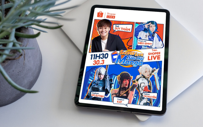 'Đi fes' online cùng Duy Thẩm, Mèo Simmy trên Shopee Live Ảnh 2