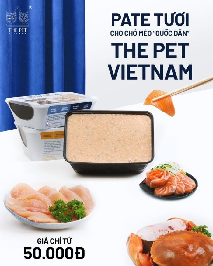Dòng sản phẩm pate tươi “quốc dân' The Pet Vietnam được yêu thích bởi những người nuôi thú cưng