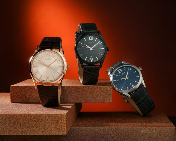 Doxa Executive Slim gợi ý hoàn hảo cho “Cổ tay 17cm đeo đồng hồ size bao nhiêu?”