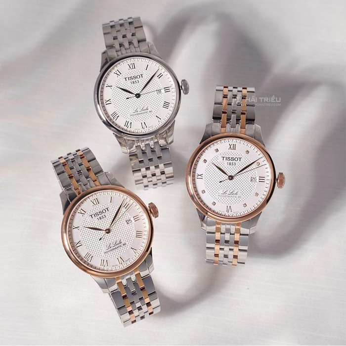 Tissot Le Locle với họa tiết Guilloche Clous De Paris trên mặt số