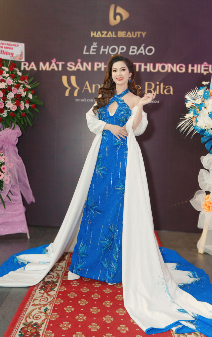 Bà Linda Trương - Nhà sáng lập Thương hiệu Anna De Rita - Chủ tịch HĐQT Hazal Clinic & Beauty - Ảnh Xuân Triệu