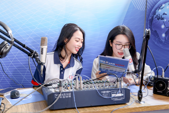 Nhà trường luôn chú trọng hoạt động thực hành cho sinh viên ngành công nghệ truyền thông