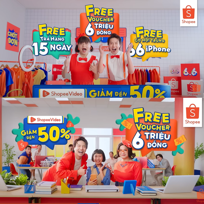 Cùng Chị Ca Nô và Duy Khánh đón hè rực rỡ với 6.6 Shopee Video Siêu Sale Giữa Năm để tận hưởng loạt ưu đãi từ Shopee Video giảm đến 50%, săn voucher giảm 6 triệu đồng và cơ hội trúng 66 điện thoại iPhone. Khám phá ngay tại: https://shopee.vn/m/6-6.