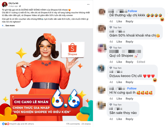 Fan của Chị Ca Nô được nhờ idol vì từ nay “chốt đơn không cần nhìn giá”. 