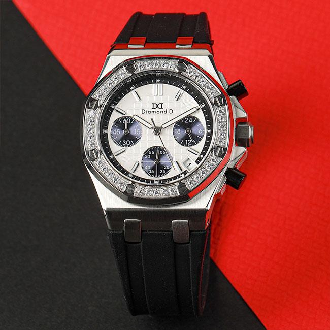 Đồng hồ Diamond D DM1004 với thiết kế thể thao dành cho cô nàng năng động.