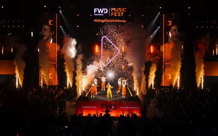 Sự kiện FWD Music Fest 2024 đầy bùng nổ.