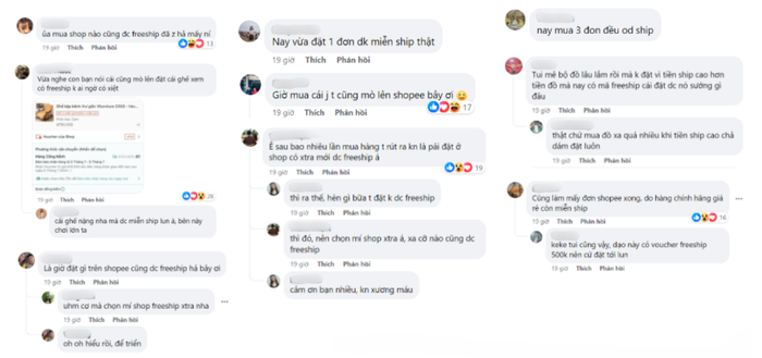 Dân tình đua nhau “flex” chiến tích săn mã freeship của mình. Dù nặng hay nhẹ, dù gần hay xa thì Shopee cũng “khao” phí vận chuyển hết!