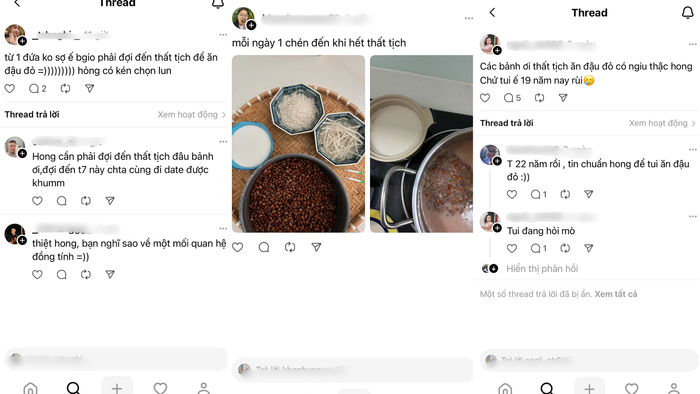 Cứ đến Thất Tịch là hội chị em lại rục rịch chuẩn bị “bàn tiệc cầu duyên” với món chè đậu đỏ (Nguồn: Thread)