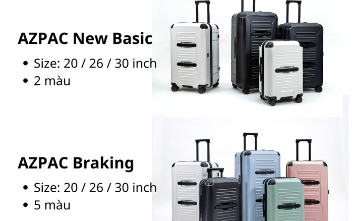 House Of Luggage ra mắt bộ sưu tập vali mới AZPAC - Dự sẽ trở thành siêu phẩm được tín đồ du lịch săn đón Ảnh 2