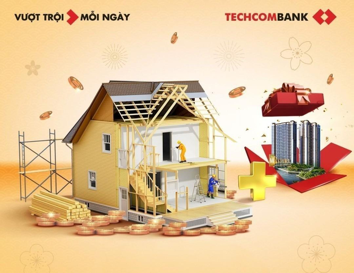 Giải pháp vay xây sửa nhà của Techcombank ra đời với mục tiêu nâng cao chất lượng cuộc sống cho người Việt.