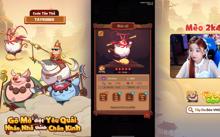 Tây Du Béo VNG 'đỉnh nóc kịch trần' hớp hồn các hot girl làng game Ảnh 2