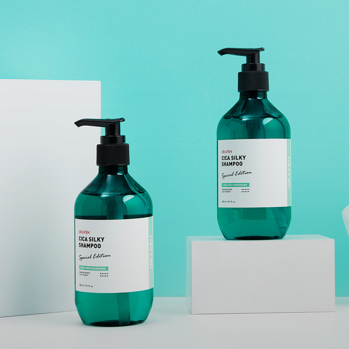 Dầu gội Grafen Cica Silky Shampoo - Phục hồi tóc hư tổn, giữ màu tóc nhuộm