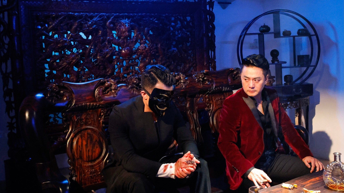 Thái Minh (Trương Minh Cường) và Hắc Diện trong tác phẩm Phá Vây