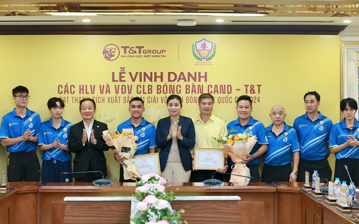 CLB Bóng bàn CAND – T&T nhận thưởng kỷ lục sau thành tích xuất sắc ở các giải quốc gia Ảnh 2