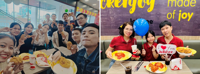 Hình ảnh gia đình Việt cùng nhau hướng ứng dự án