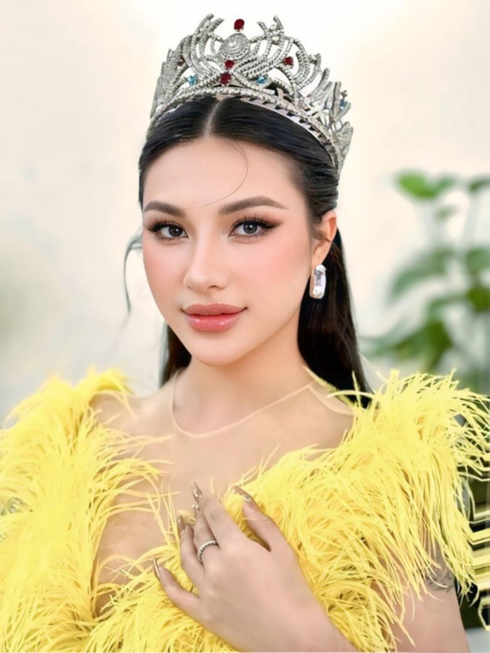 Cận cảnh nhan sắc của tân Á hậu Nguyễn Bùi Trà My sở hữu chiều cao 1m62, chỉ số hình thể 88-62-90 cm.