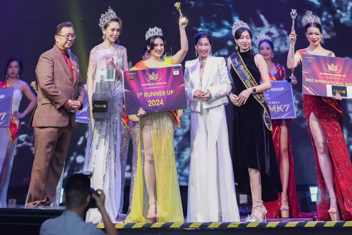 Nguyễn Bùi Trà My đăng quang Á hậu 1 – Hoa hậu Doanh nhân Quốc tế 2024.