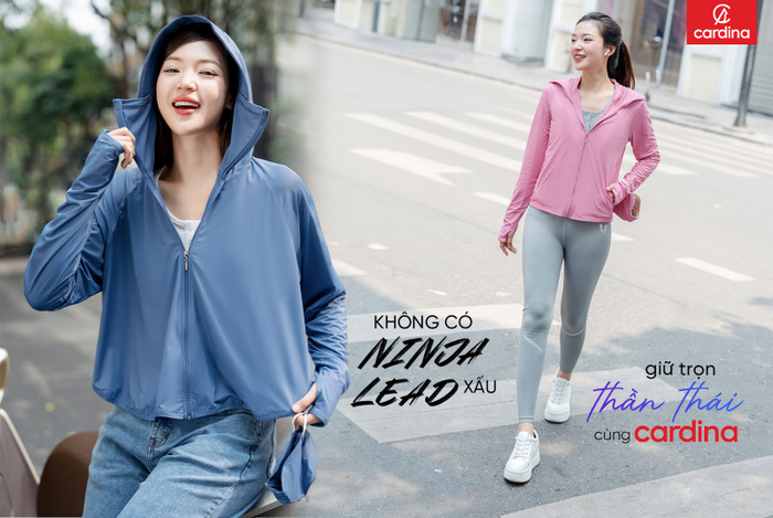 Áo chống nắng là sản phẩm được ưa chuộng trong Bộ sưu tập đón hè của Cardina 