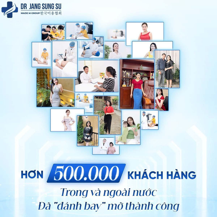 Hơn 500.000 khách hàng đã thành công “đánh bay” mỡ tại Dr. Jang Sung Su