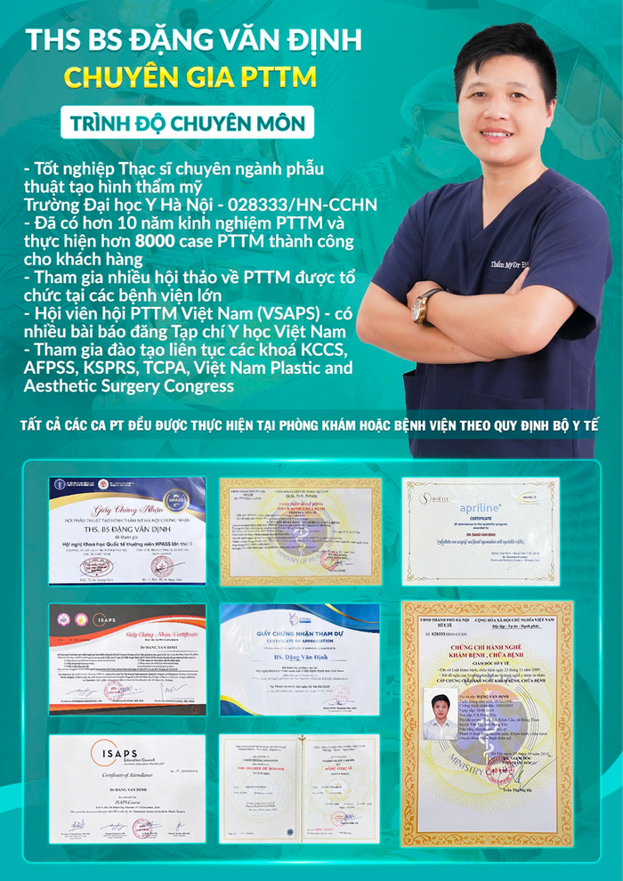 Thạc sĩ Bác sĩ Đặng Văn Định - Chuyên gia giải cứu những trường hợp mí hỏng Ảnh 1