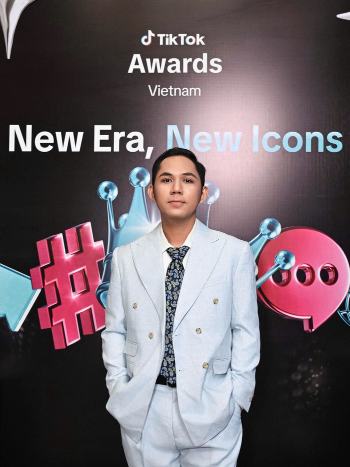 Davo’s Lingo tại TikTok Awards Vietnam 2025, tự tin trước thềm đề cử đầu tiên trong sự nghiệp sáng tạo nội dung.