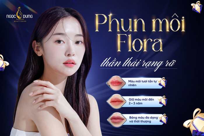 Phun môi Flora khác gì so với phun môi truyền thống? Ảnh 1