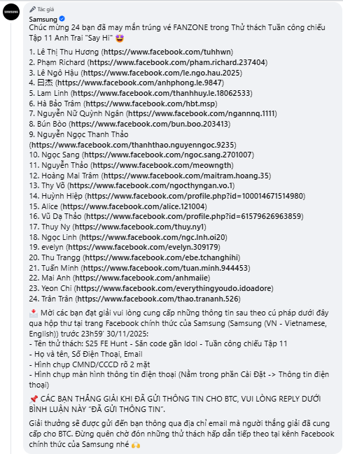 Galaxy S25 FE Săn Code tuần 2: Mách bạn cách săn Code gặp các Anh Trai Say Hi! Ảnh 2