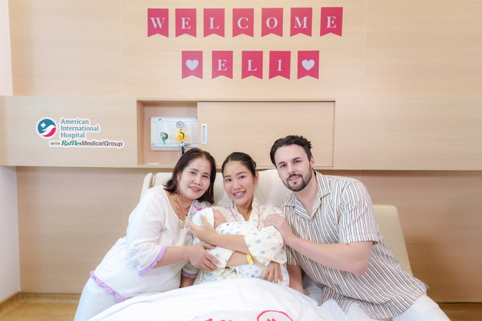 Cặp đôi Tiktoker Vy Phạm và Dũng Gee đón con trai đầu lòng tại Bệnh viện Quốc tế Mỹ (AIH) Ảnh 3