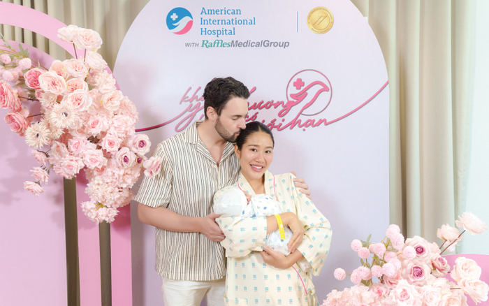 Cặp đôi Tiktoker Vy Phạm và Dũng Gee đón con trai đầu lòng tại Bệnh viện Quốc tế Mỹ (AIH) Ảnh 2