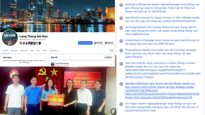 Fanpage Lang Thang Sài Gòn được nhiều báo chí và truyền thông lớn đưa tin về các hoạt động ý nghĩa
