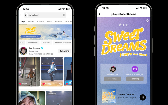 J-hope ra mắt độc quyền Sweet Dreams (feat. Miguel) trên TikTok trước 7 ngày Ảnh 2