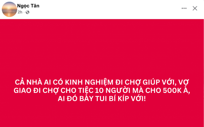 Thách chồng trổ tài nấu tiệc 10 người chỉ 500.000 đồng toàn sơn hào hải vị, liệu có qua ải? Ảnh 2