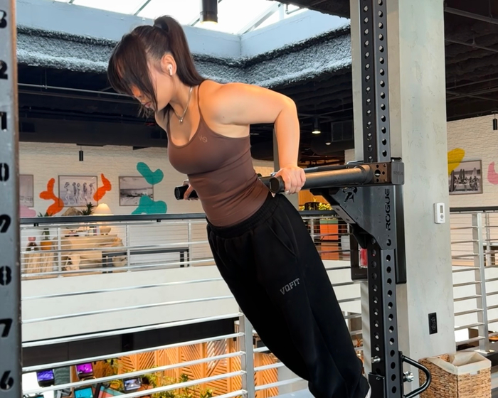 Hoàng Ngân luôn cố gắng luyện tập calisthenics một cách chuyên nghiệp nhất