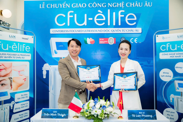 Lux Beauty Center chính thức đầu tư vào công nghệ CFU ÈLIFE