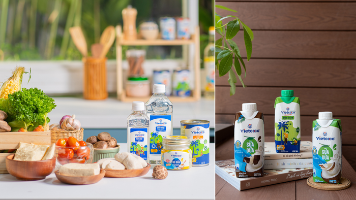 Vietcoco nâng tầm giá trị dừa Bến Tre tại thị tường trong nước lẫn quốc tế qua dải sản phẩm đa dạng với thiết kế bao bì thu hút.