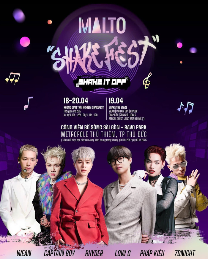 Dàn line-up cực đỉnh trong đêm concert “Shake the Stage”